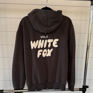 White Fox Dark Grey Hoodie